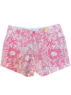 Lilly Pulitzer Callahan Shorts Get Spotted Pink Lion Shorts 6